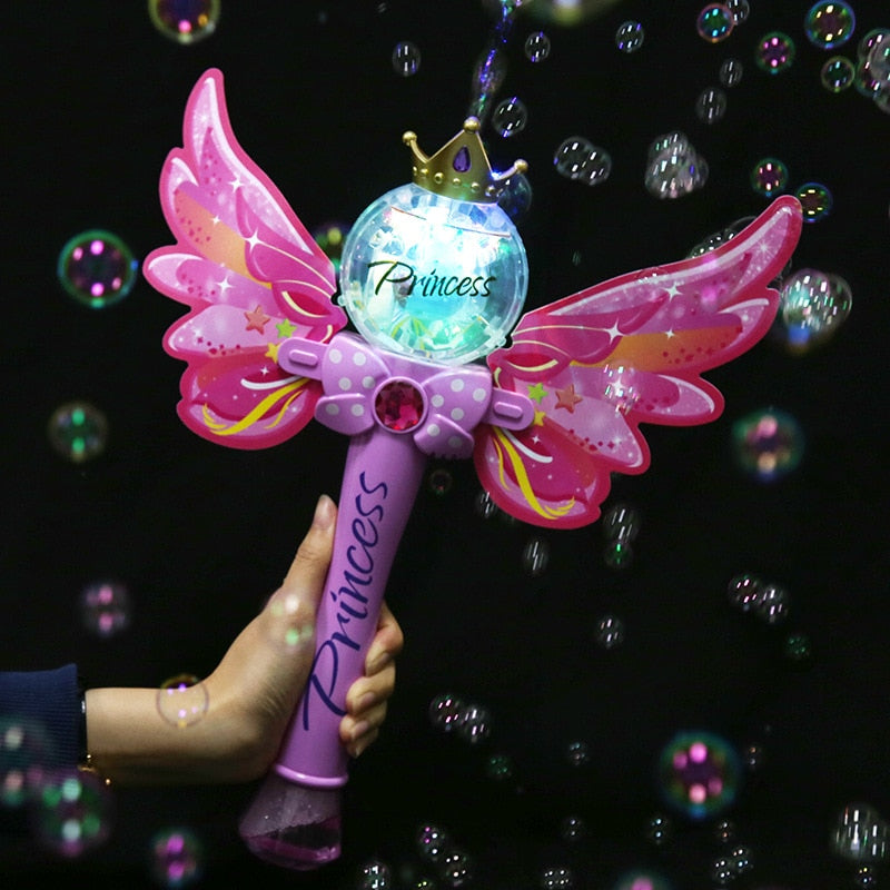 Brinquedo Máquina de Bolhas de Asa de Princesa Loja Click Certo 