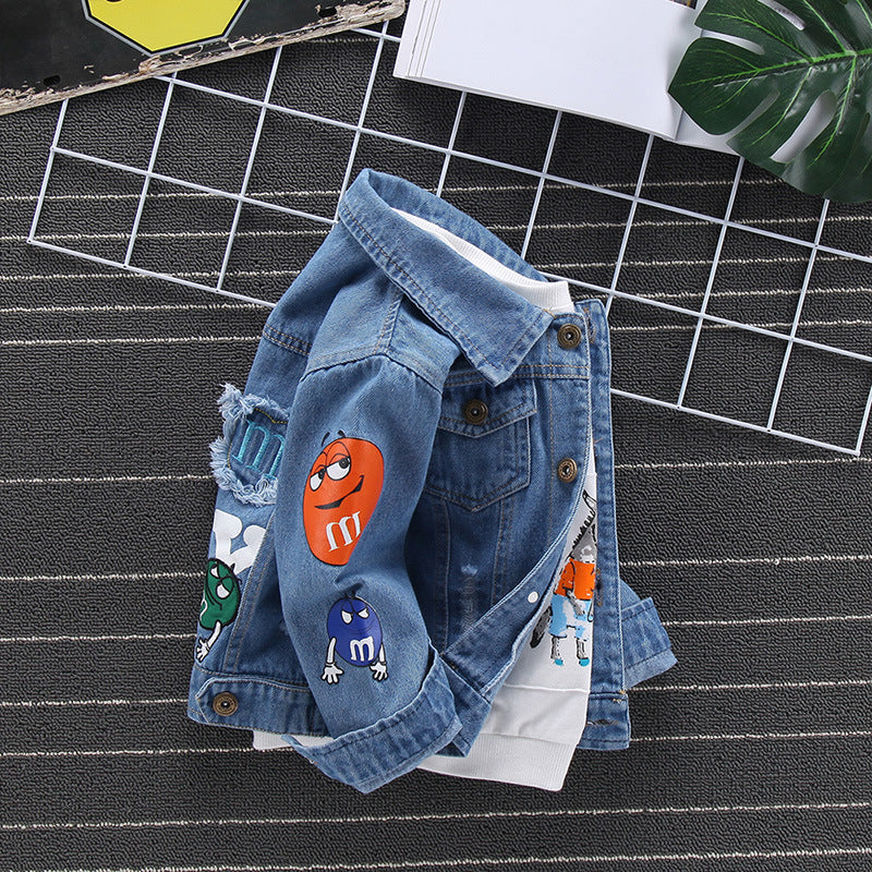 Jaqueta Infantil Jeans MM´S