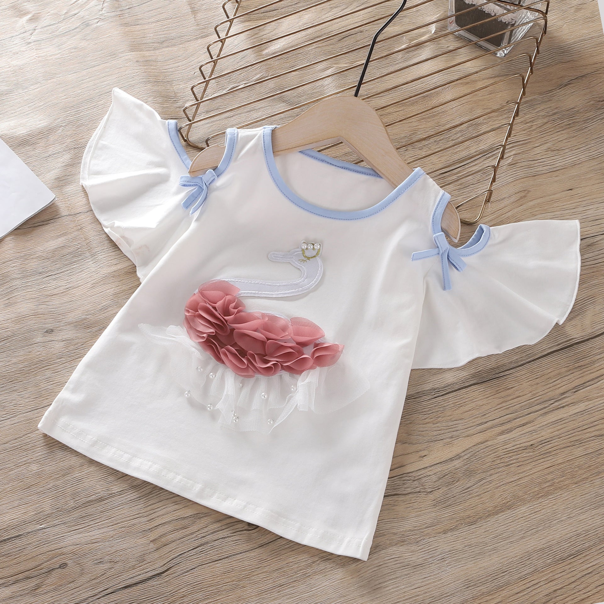 Conjunto Infantil Feminino Patinho e Tule