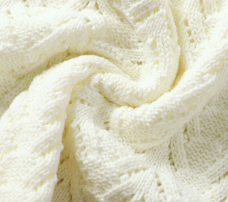 Mantinha Infantil de Tricô