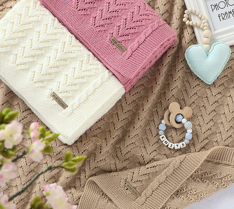 Mantinha Infantil de Tricô