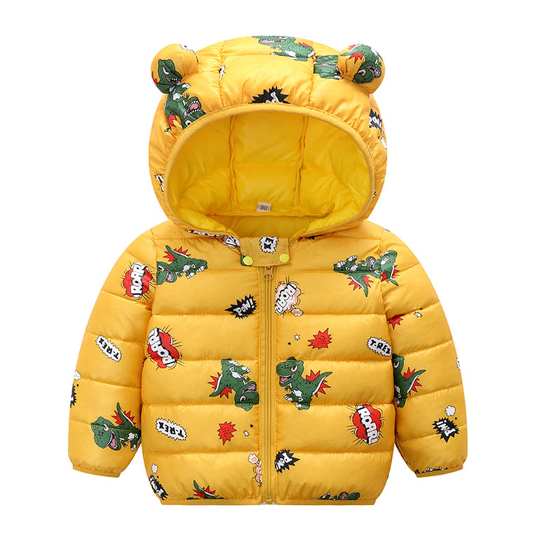 Jaqueta Infantil Puffer Estampas Bichinhos