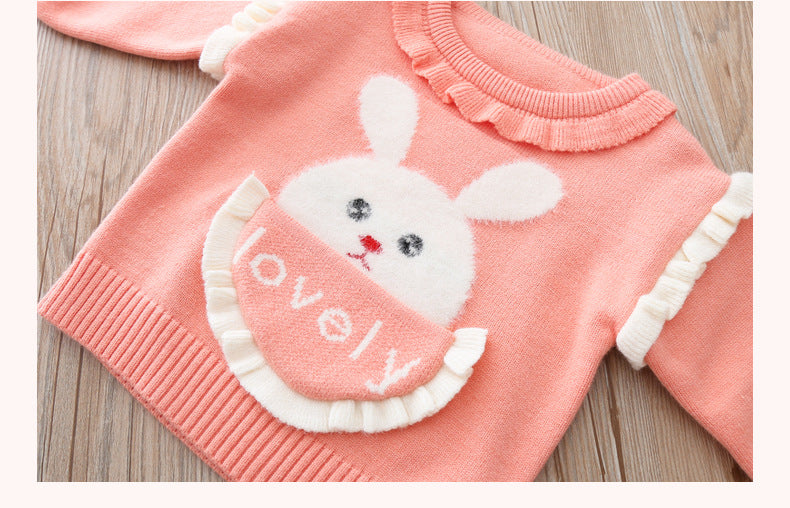 Conjunto Infantil Feminino Inverno Coelhinho