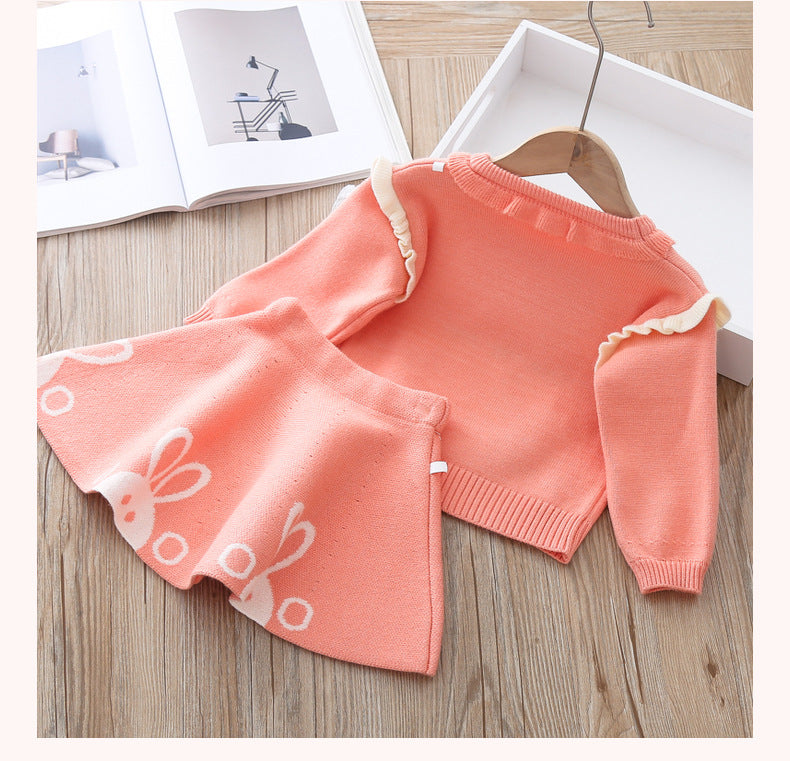 Conjunto Infantil Feminino Inverno Coelhinho