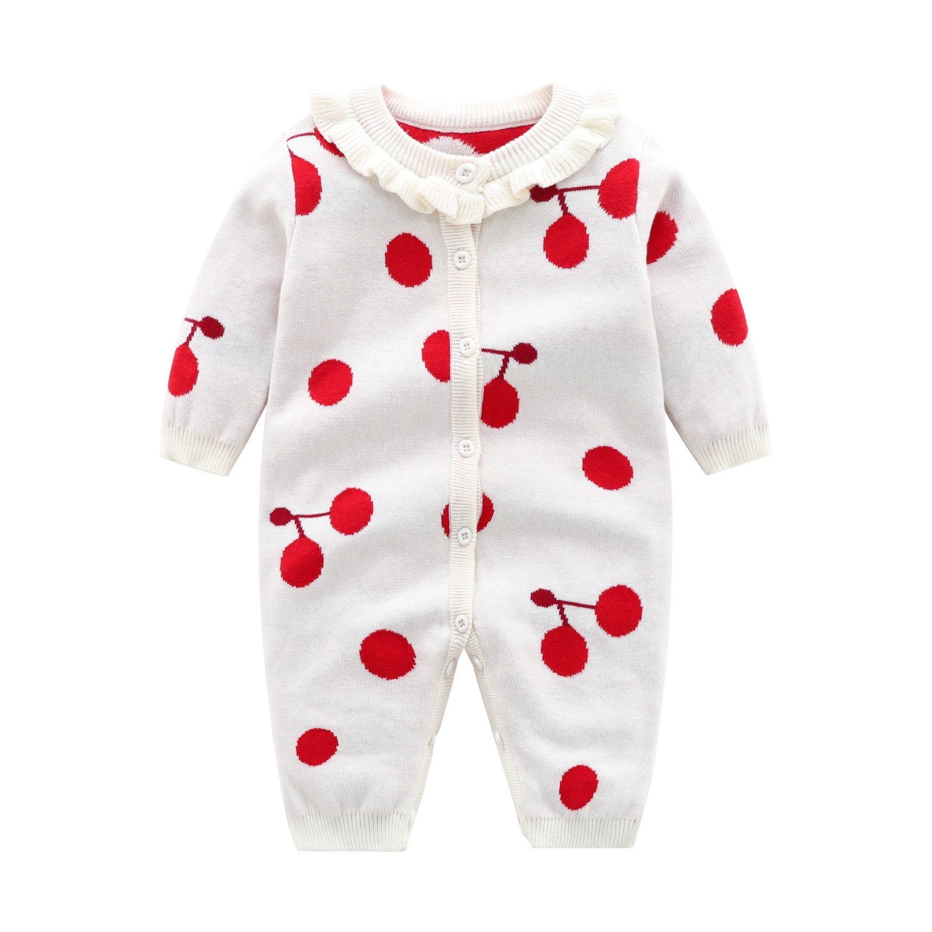 Macacão Infantil Feminino Cerejinha