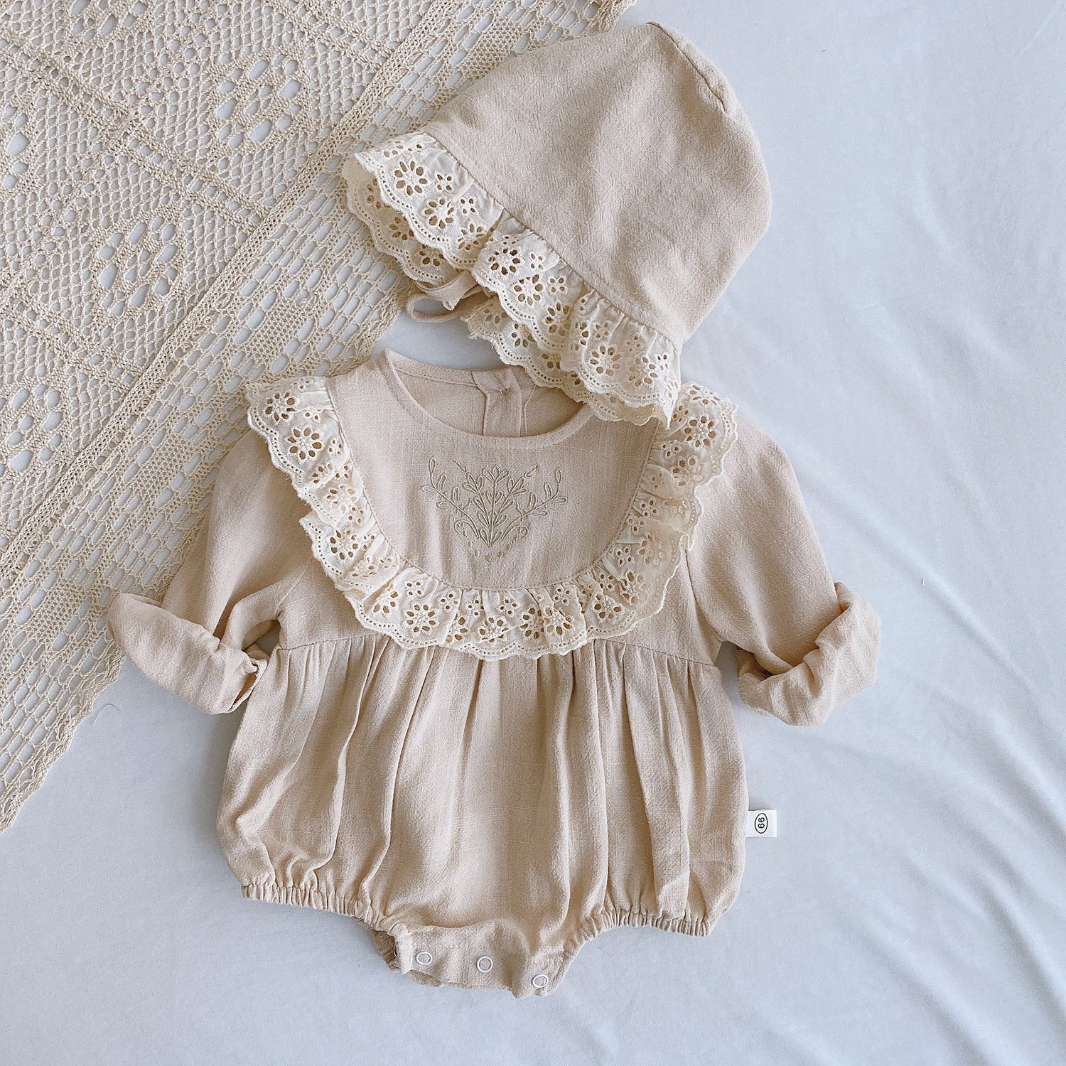 Body Infantil Feminino Rendado