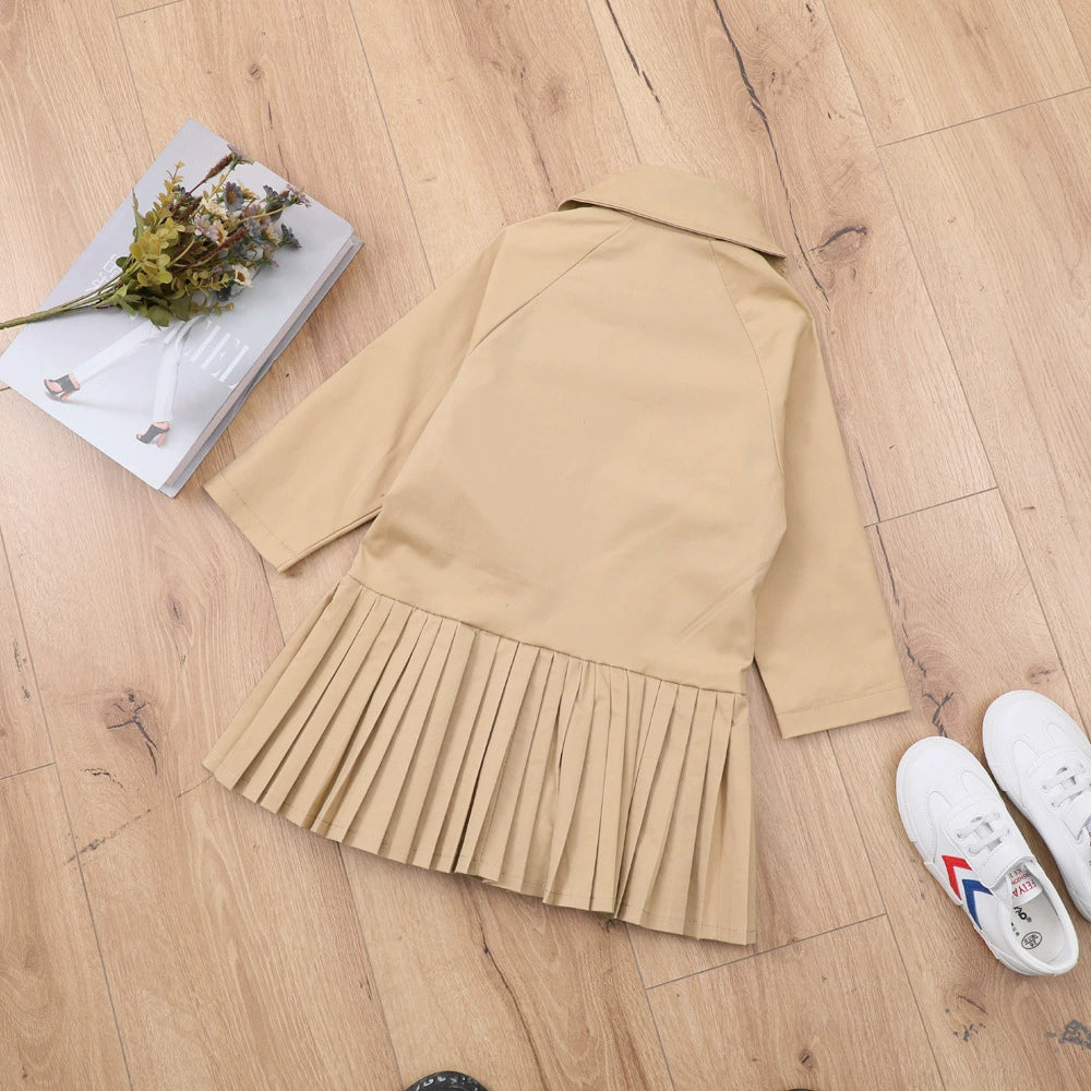 Jaqueta Infantil Vestidinho Plíssado