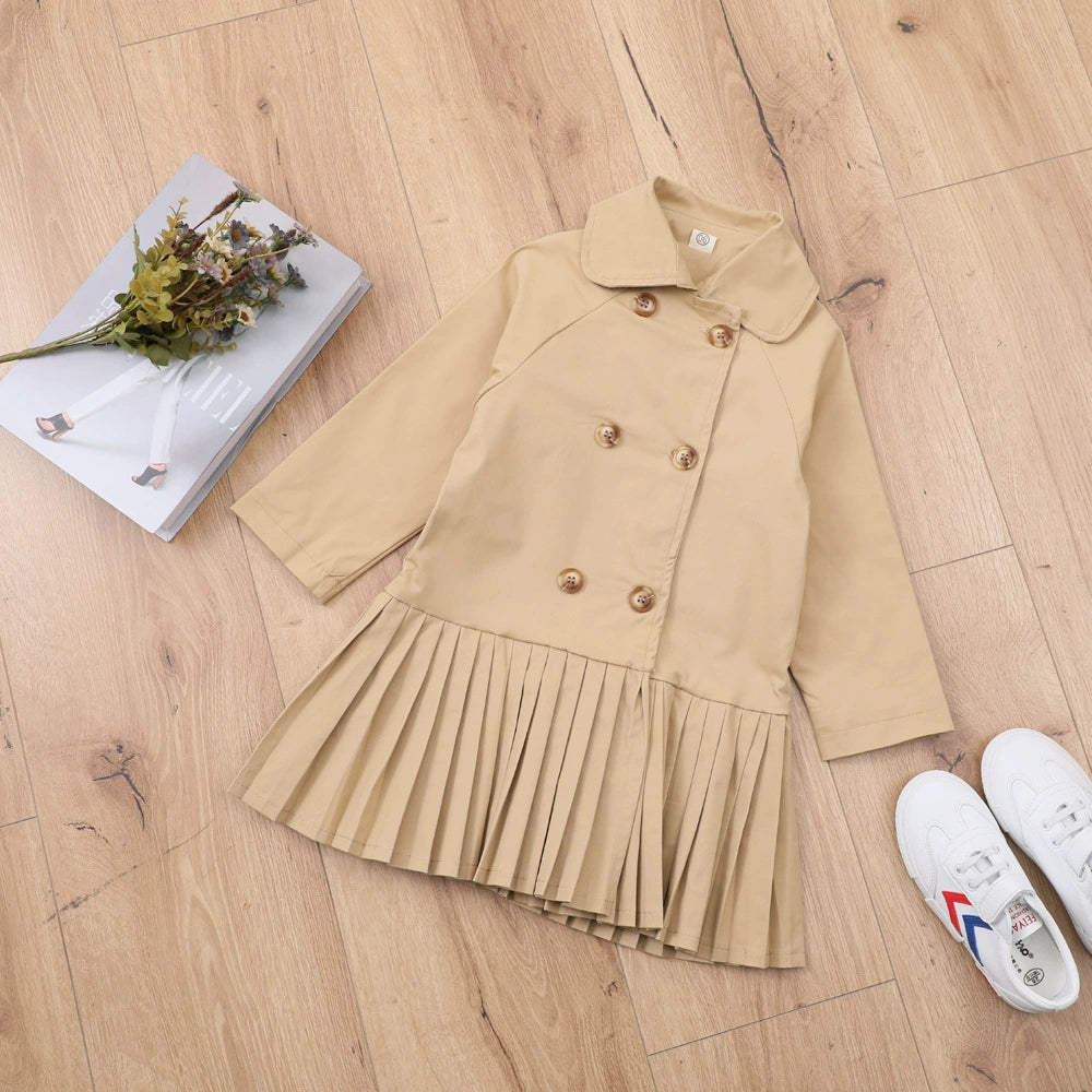 Jaqueta Infantil Vestidinho Plíssado