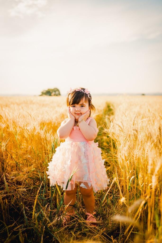 Vestido Infantil Asa Borboletinhas