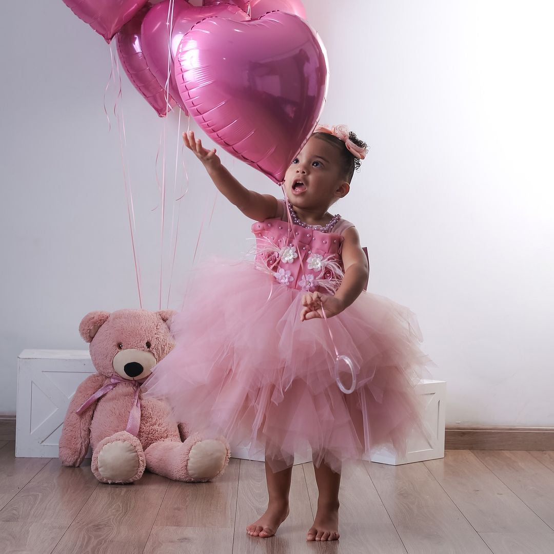 Vestido Infantil De Festa Jardim Encantado