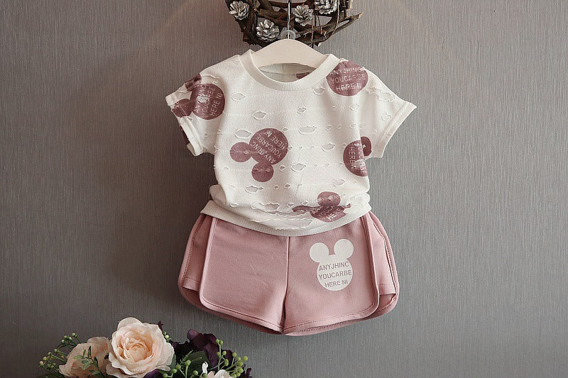 Conjunto Infantil Feminino Mickey Mouse