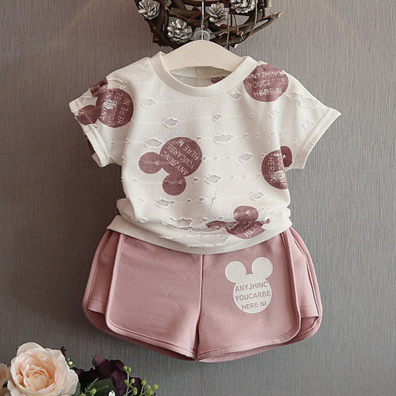 Conjunto Infantil Feminino Mickey Mouse