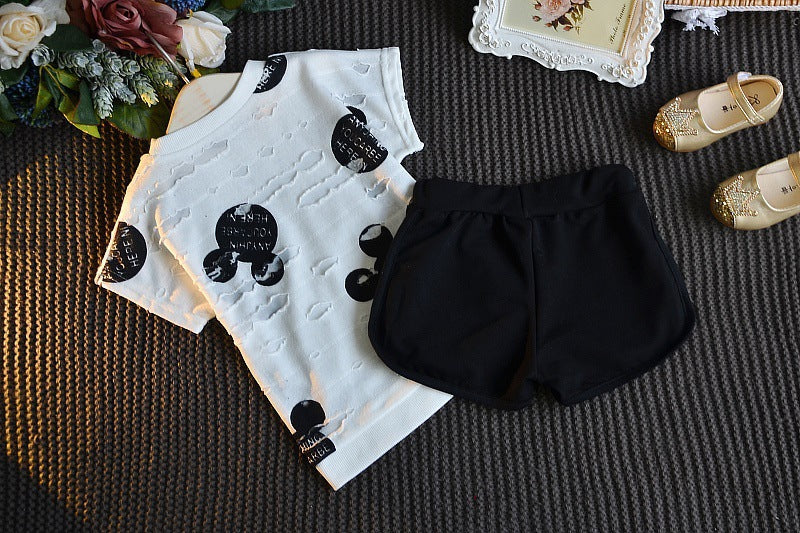 Conjunto Infantil Feminino Mickey Mouse