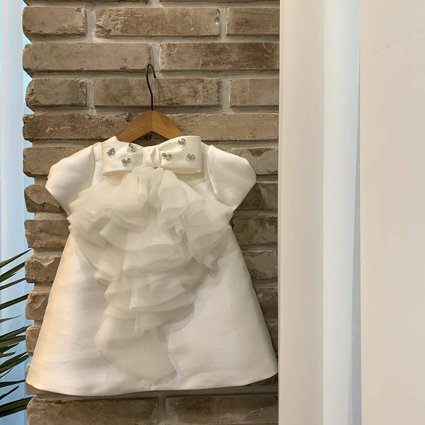 Vestido Infantil Flores Brilhante