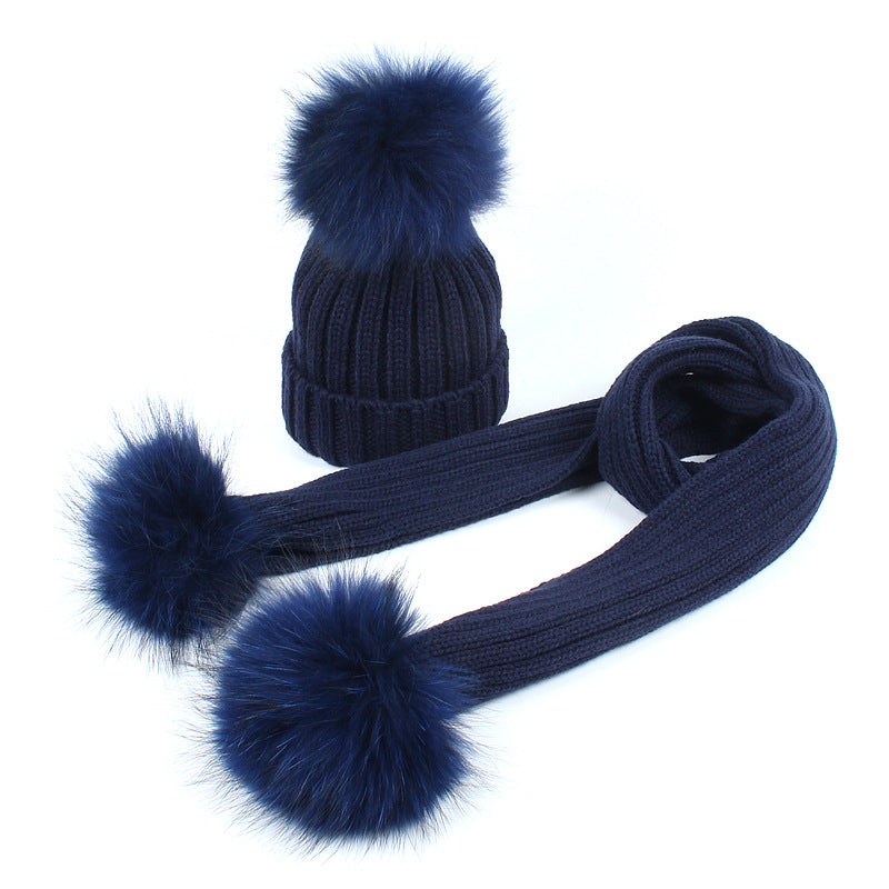 Kit Infantil  Inverno Gorro + Cachecol