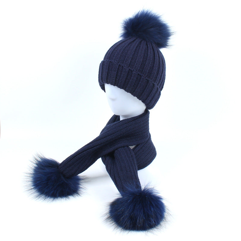 Kit Infantil  Inverno Gorro + Cachecol