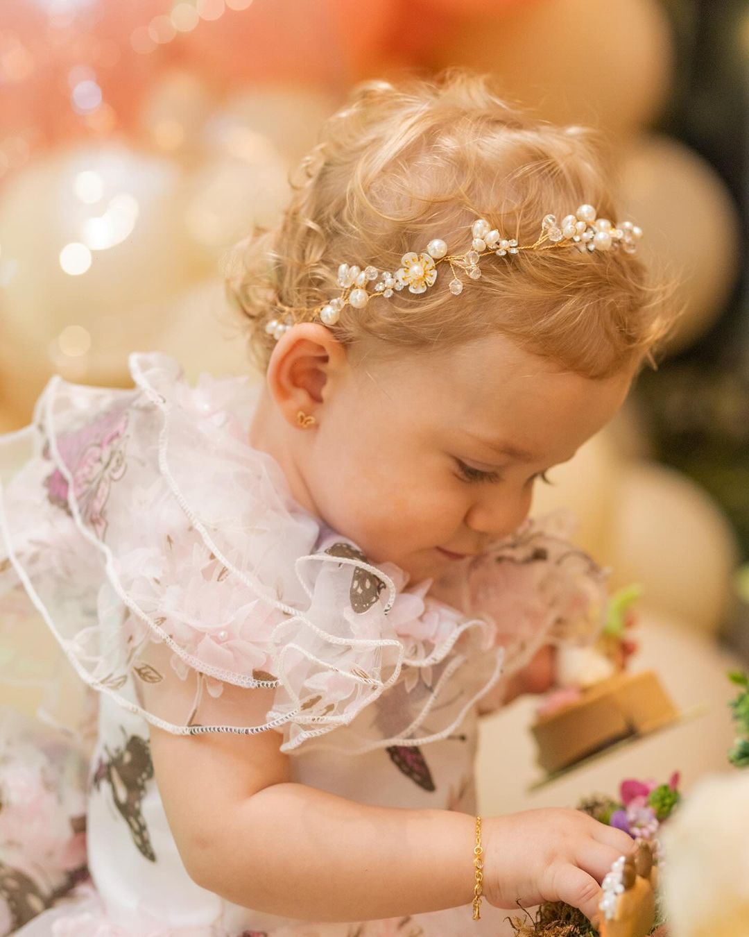 Vestido De Festa Infantil Bufante Borboletas