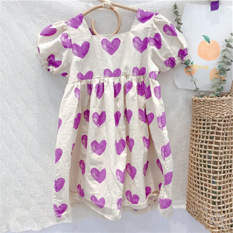 Vestido Infantil Coraçõeszinhos