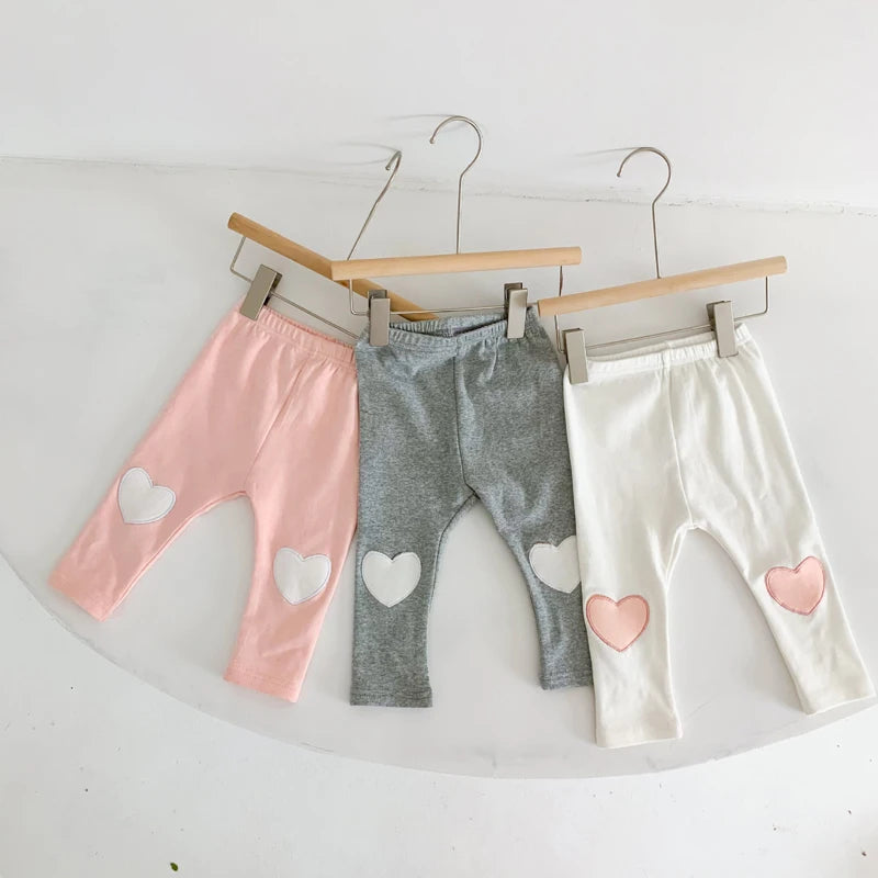 Calça Legging Infantil Feminina Coraçãozinho