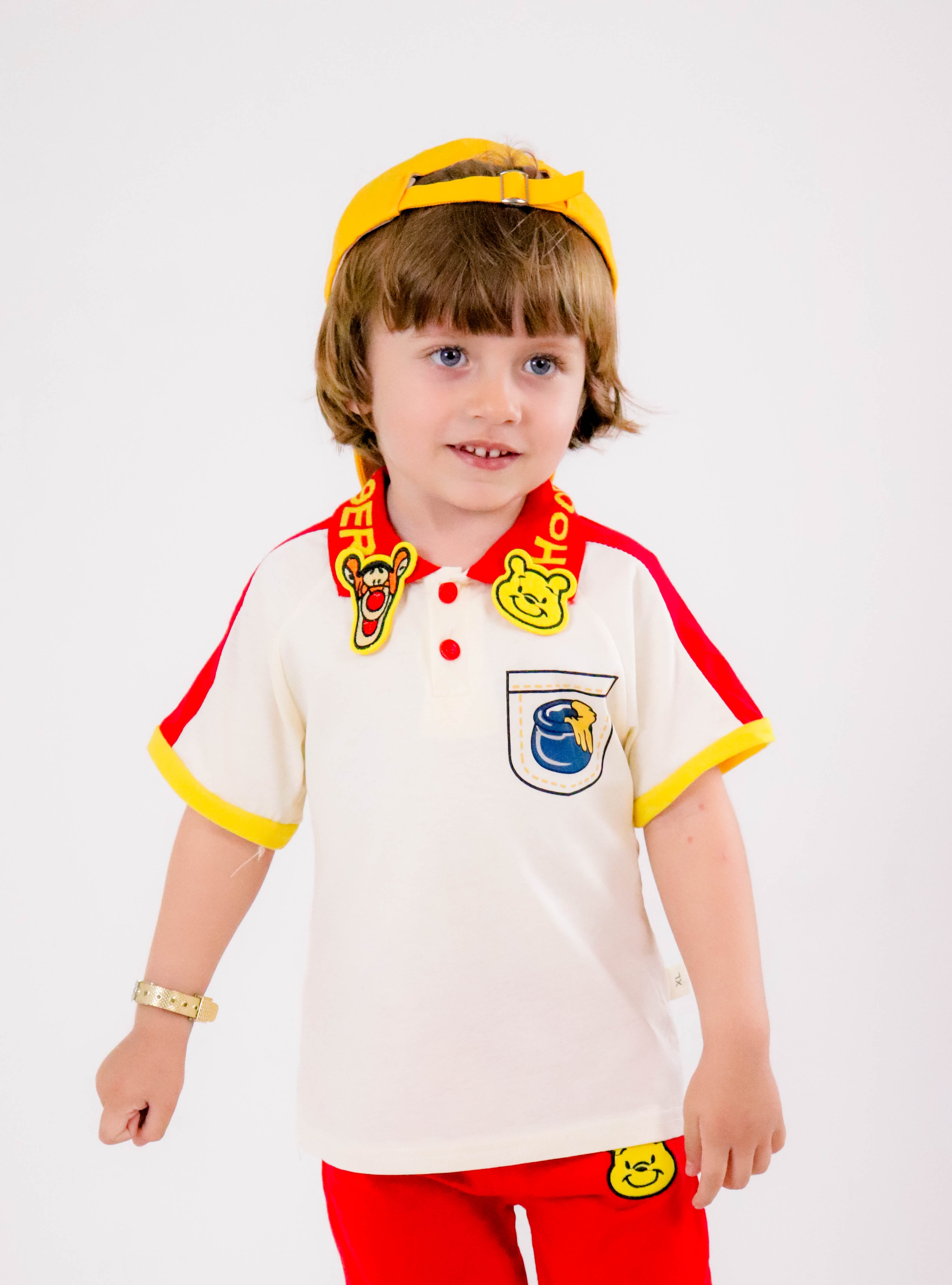 Conjunto Infantil Masculino Ursinho Pooh e Tigrão