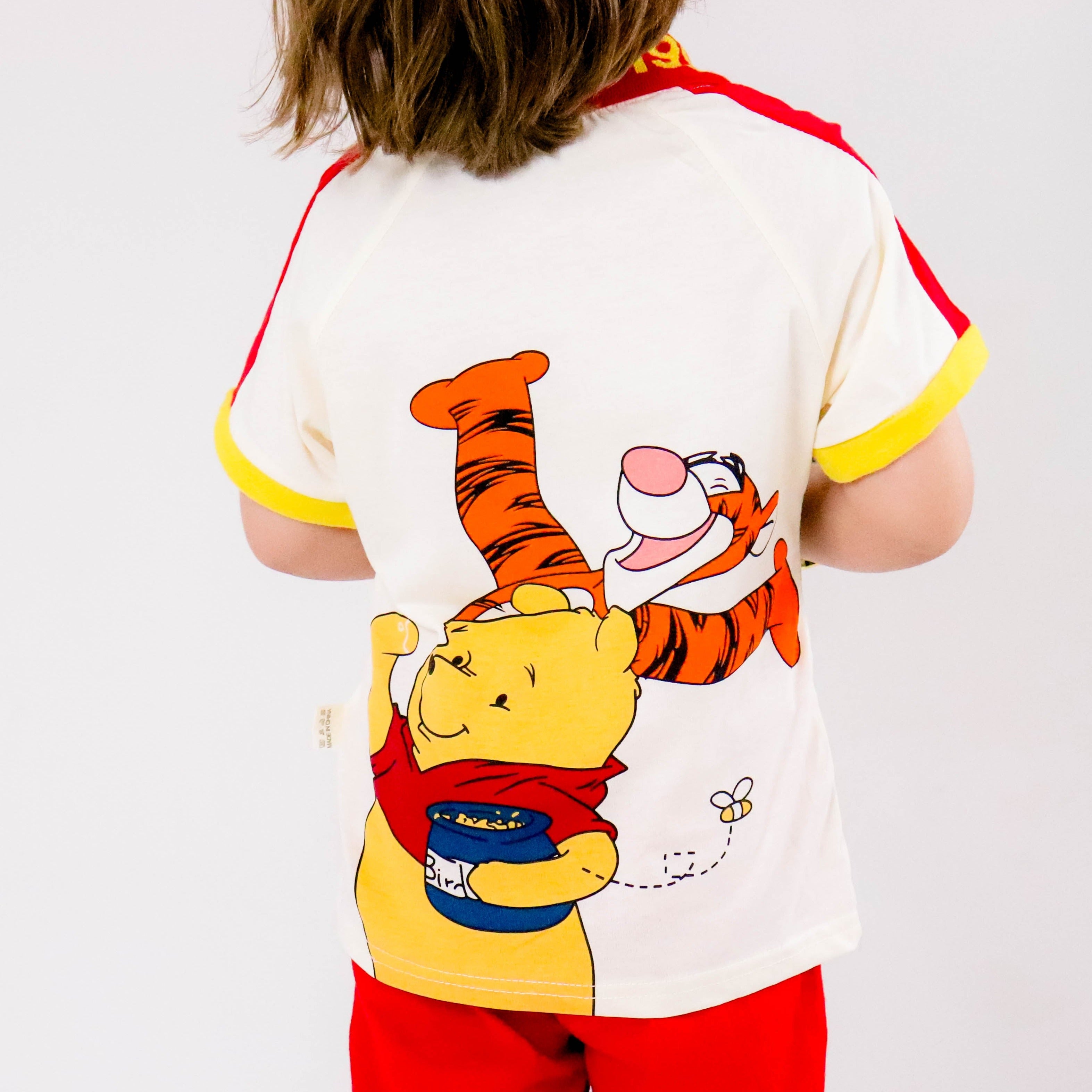 Conjunto Infantil Masculino Ursinho Pooh e Tigrão