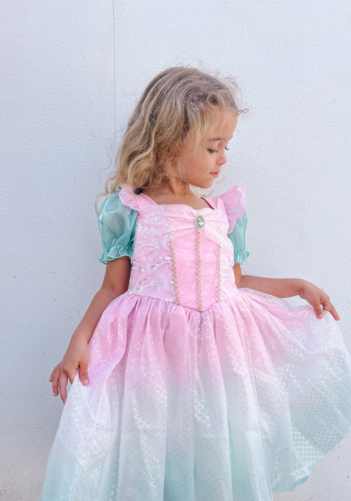 Vestido De Festa Infantil Rosa Sereia