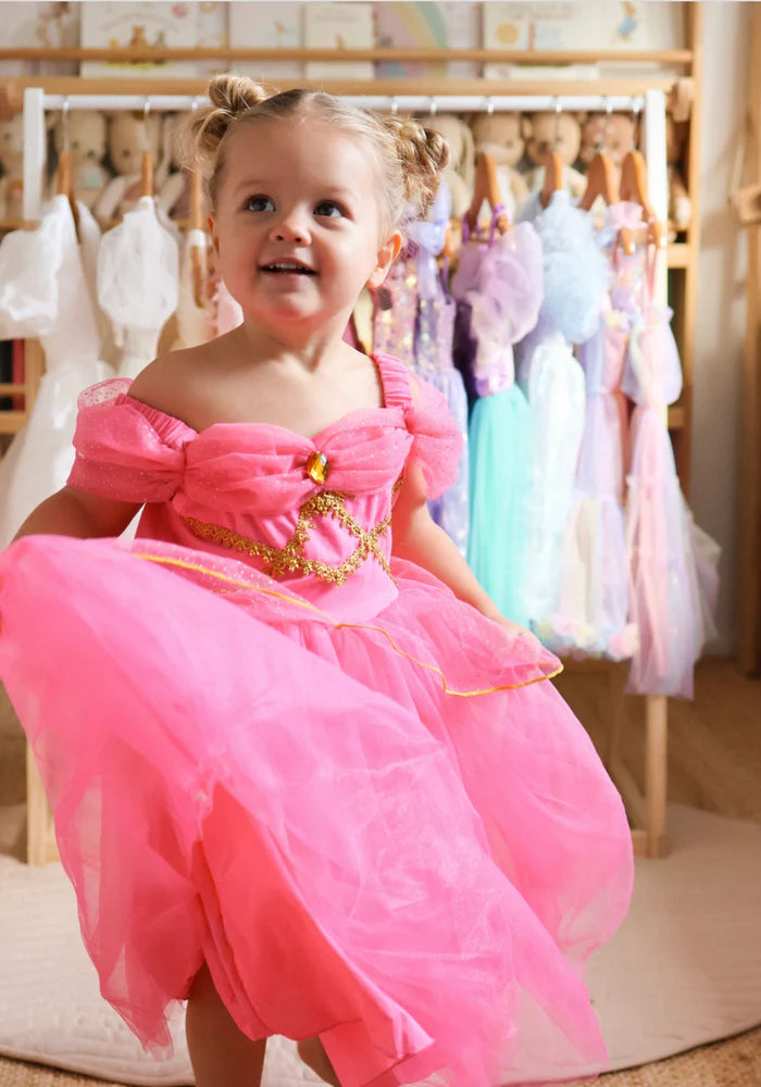 Vestido Infantil Princesa Brilhante