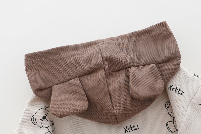 Conjunto Infantil Masculino 3 Peças Ursinho