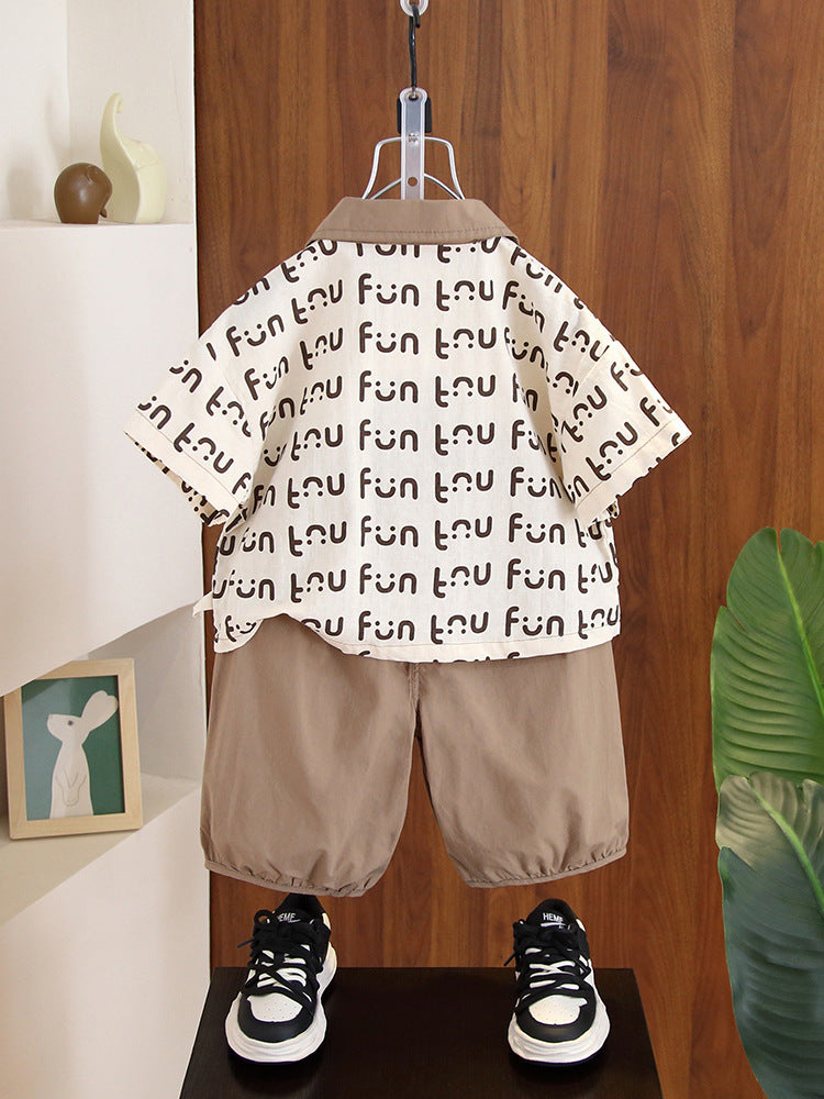 Conjunto Infantil Masculino Polo Fun