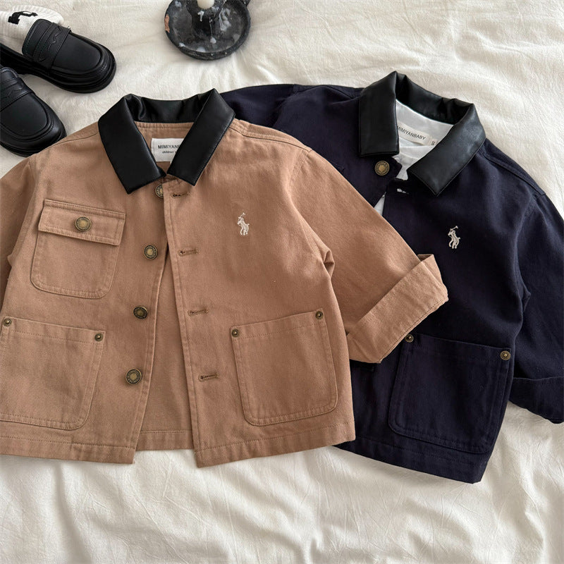 Jaqueta Infantil Masculina Polo Bolsinhos