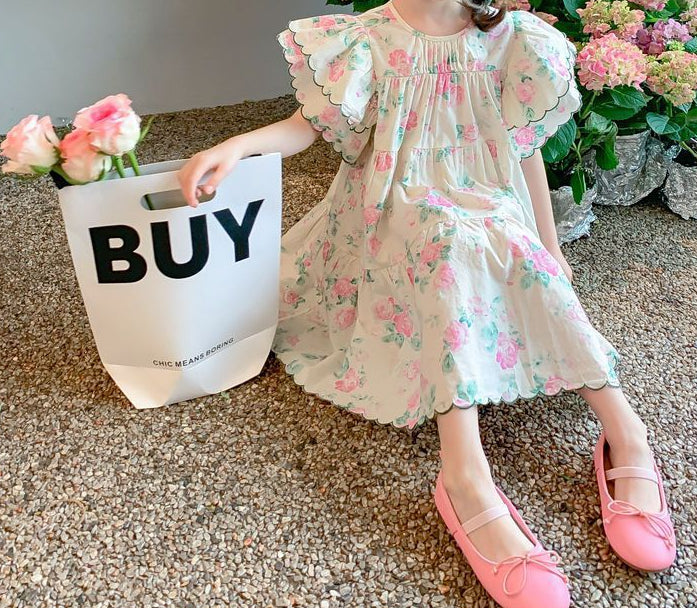 Vestido Infantil Floral