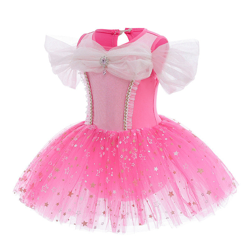 Vestido Infantil Princesa Estrelinhas