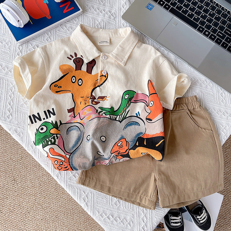 Conjunto Infantil Verão Animais