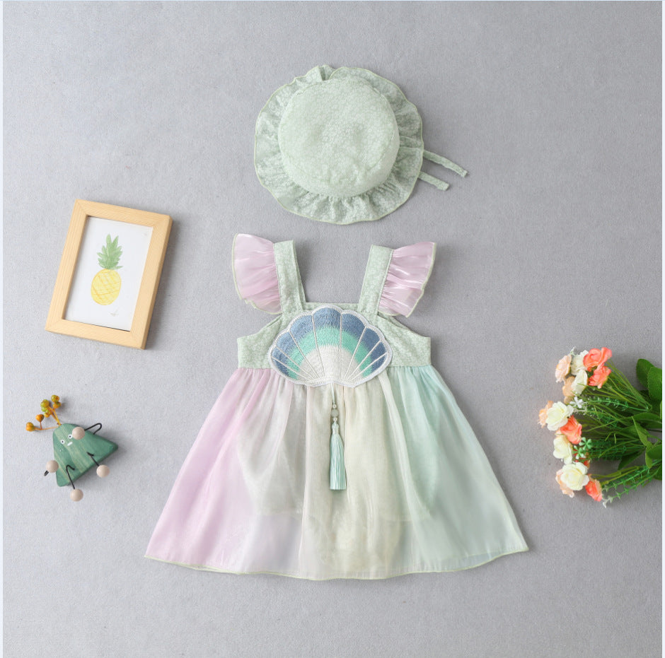 Vestido Infantil Colors Sereia