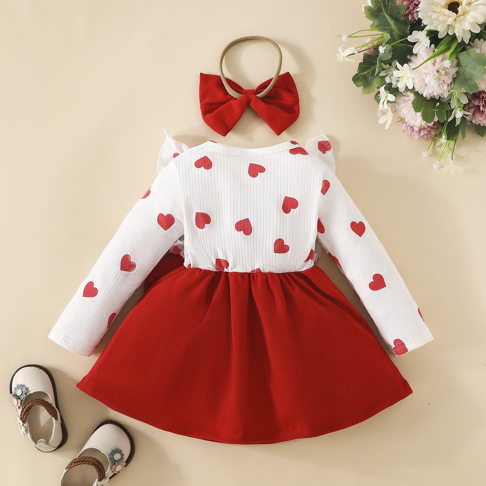 Vestido Infantil Coraçõeszinhos