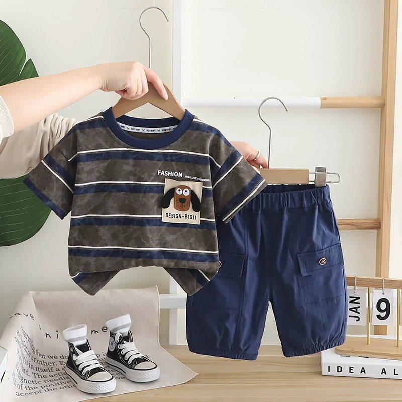 Conjunto Infantil Lístras Cachorrinho