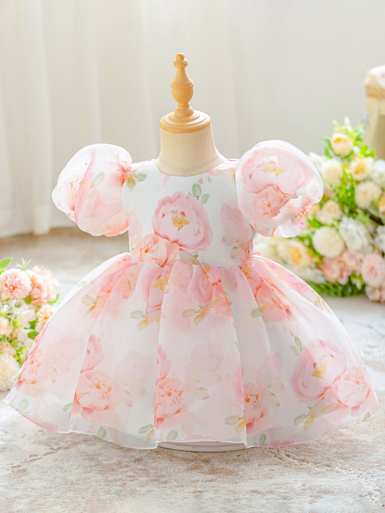 Vestido Infantil De Festa Floral