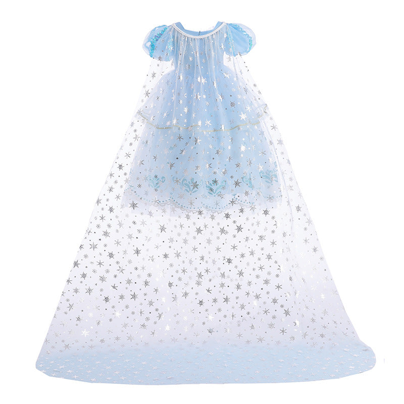 Vestido Infantil Princesa Frozen