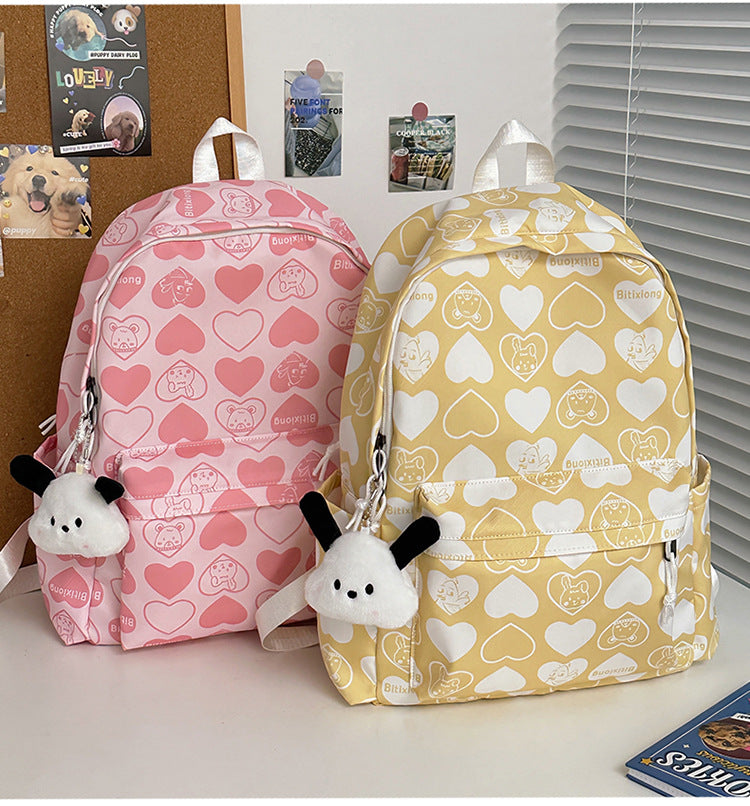 Mochila Infantil Coraçõeszinhos