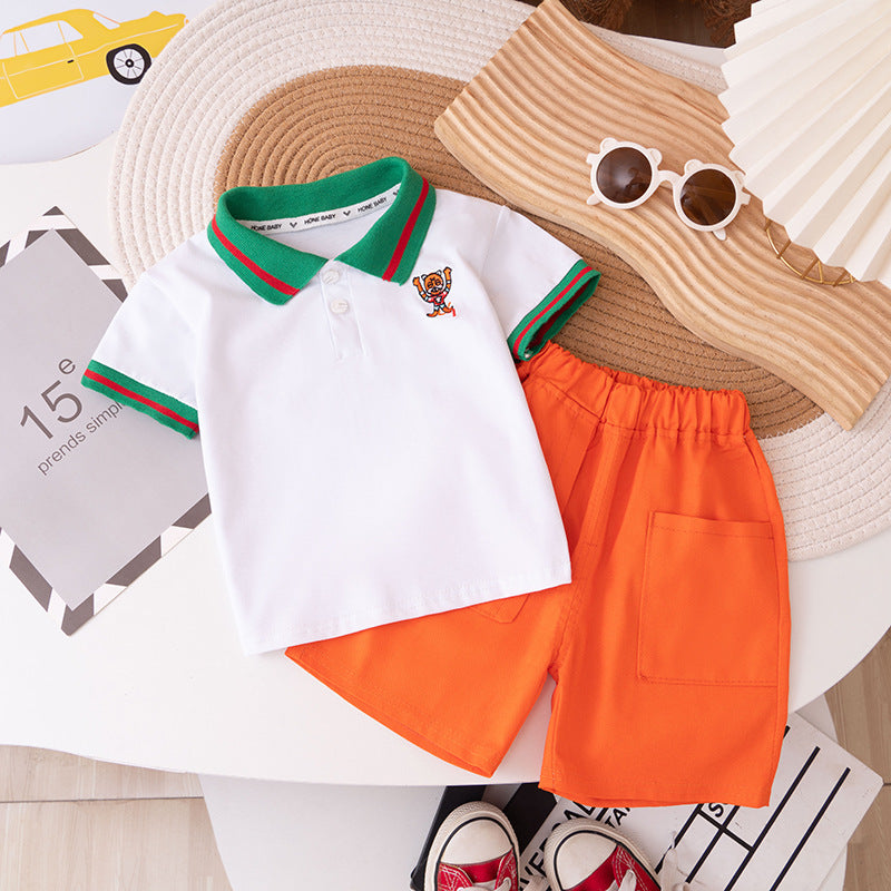 Conjunto Infantil Masculino Polo Verão