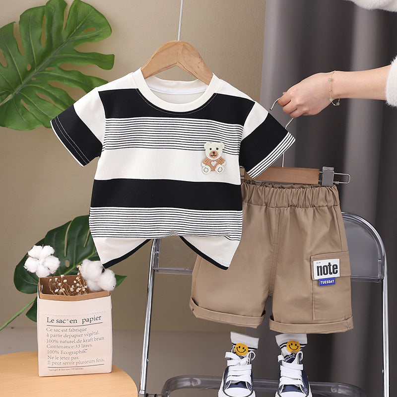 Conjunto Infantil Masculino Lístras Ursinho