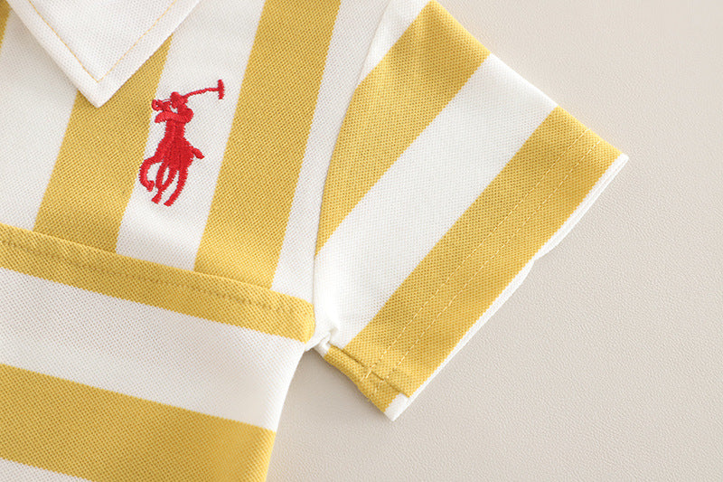 Conjunto Infantil Masculino Polo Lístras