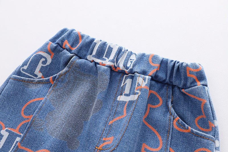 Conjunto Infantil Jeans 3 Peças