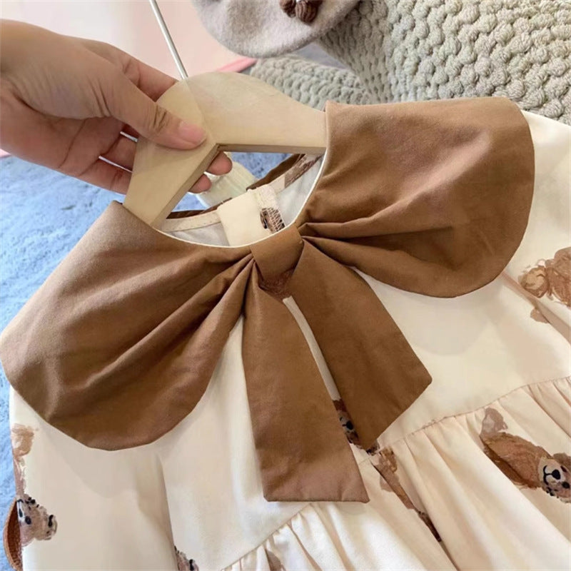 Vestido Infantil Laco Ursinhos