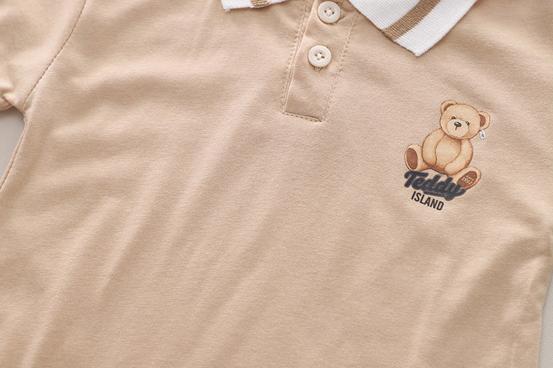Conjunto Infantil Masculino Polo Ursinho
