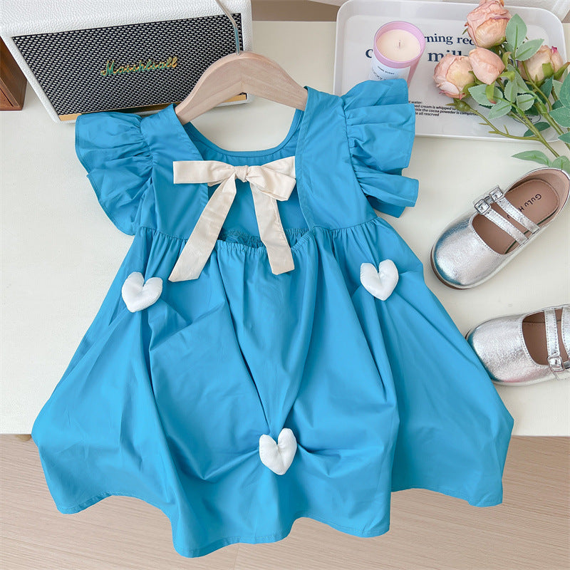 Vestido Infantil Verão Coraçõezinhos