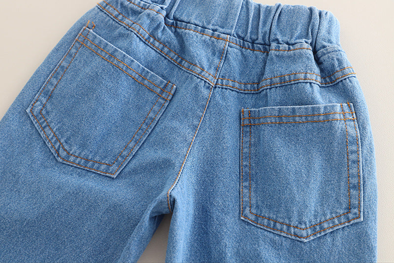 Conjunto Infantil Masculino Jeans 3 Peças