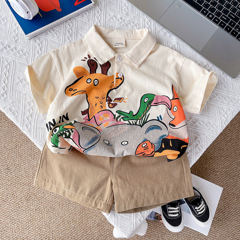 Conjunto Infantil Verão Animais