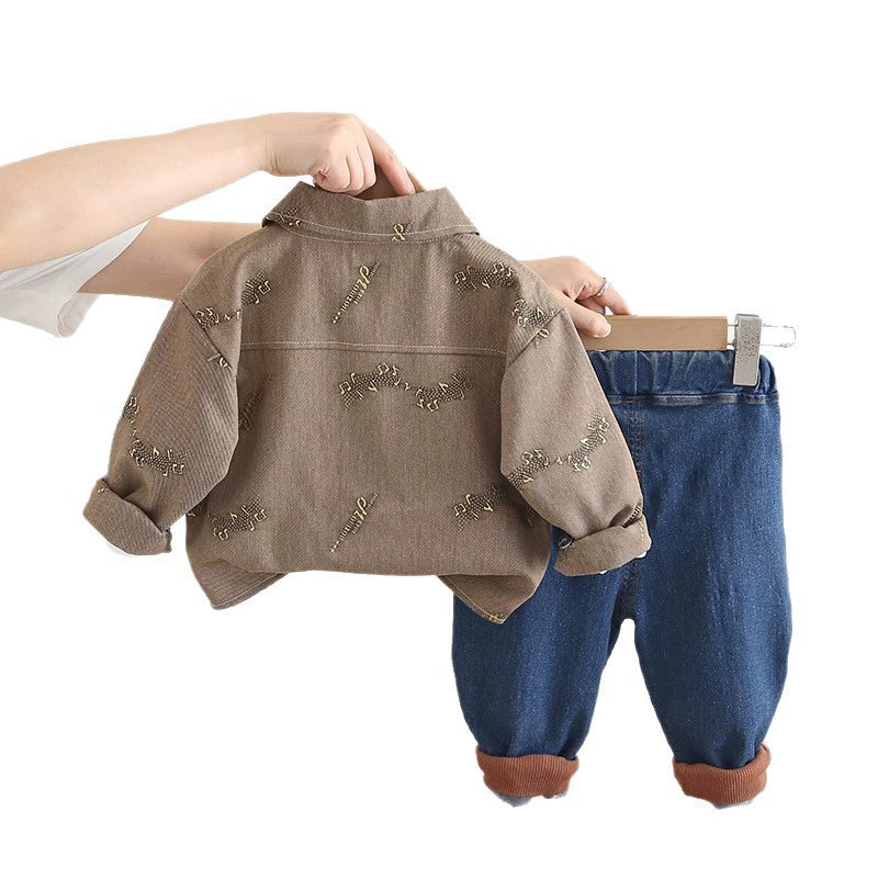 Conjunto Infantil Masculino 3 Peças Bolsos