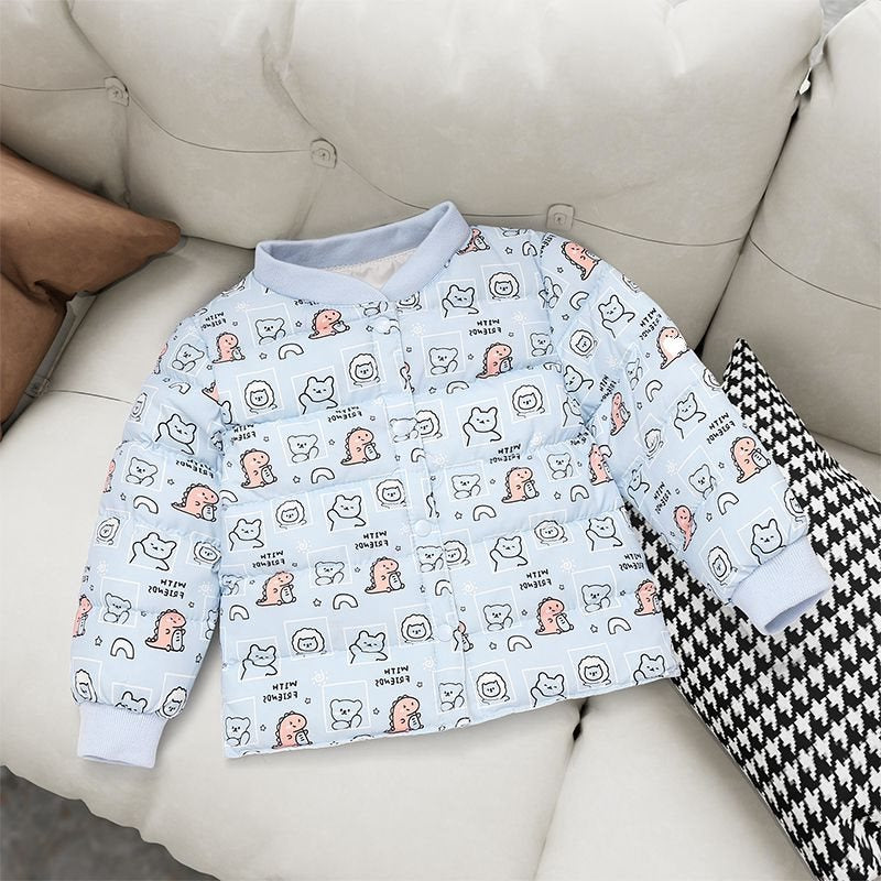 Jaqueta Infantil Inverno Estampas Bichinhos